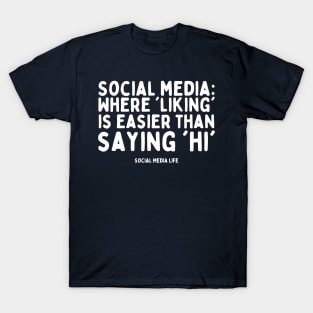 Sarcasm on Social Media - Truth with a Twist T-Shirt